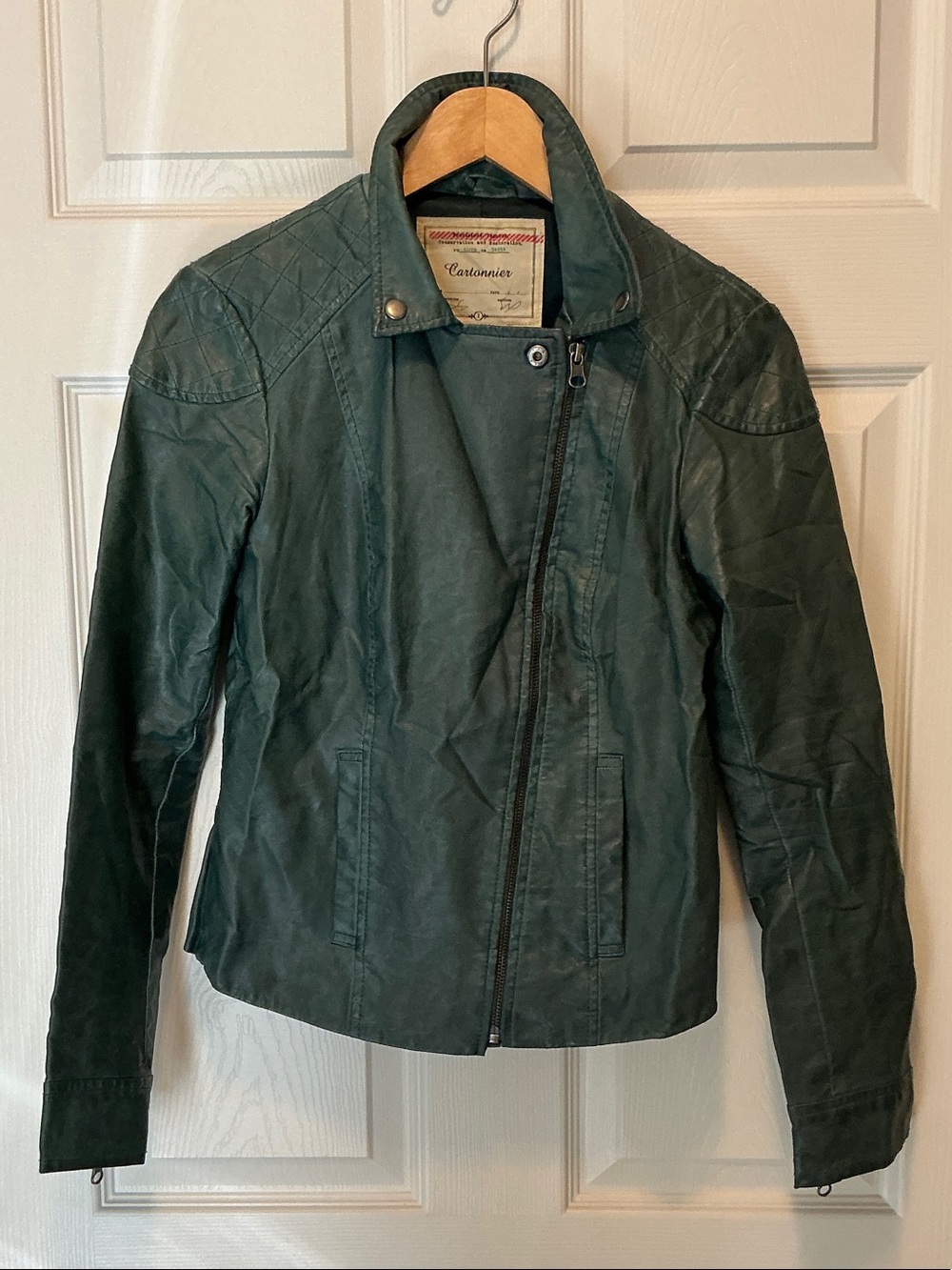 Vegan leather jacket